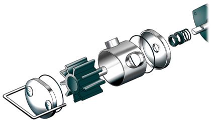 Turbine De Pompe à Eau Pour Spa Lay Z - Acier Inoxydable - 2 Tailles (#1 & #2) - Remplacement Simple & Efficace